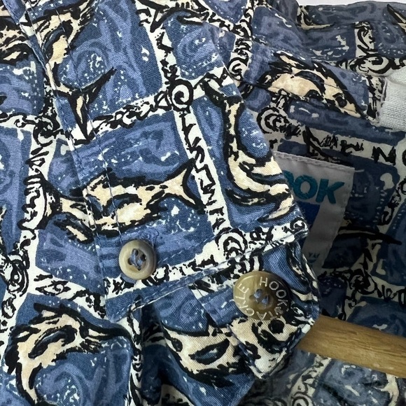 Hook & Tackle Outfitters Button Down Fish All Over Print Shirt Men’s Size XL - Picture 5 of 7
